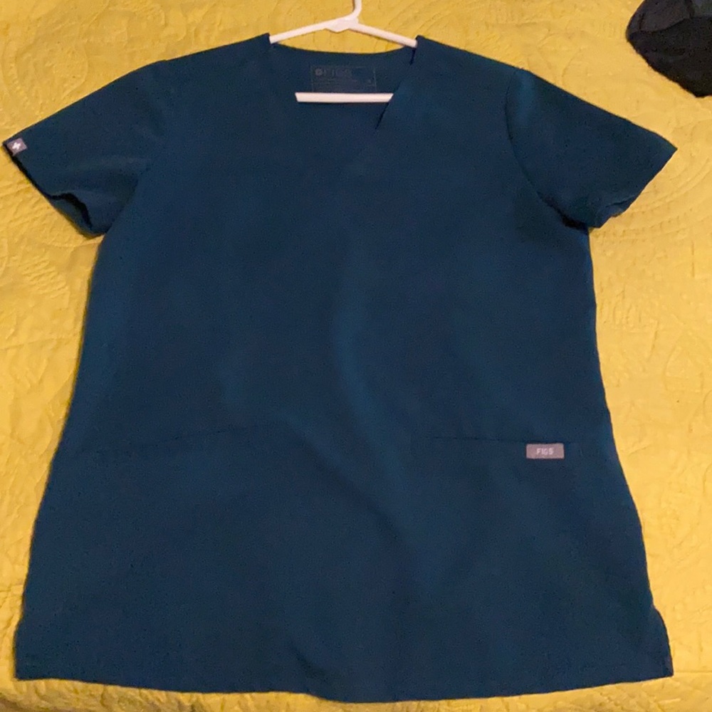 Figs Caribbean blue size xs